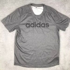 Adidas ClimaLite Edition * Full Spell out Short Sleeve Athletic Tee * Size XLT
